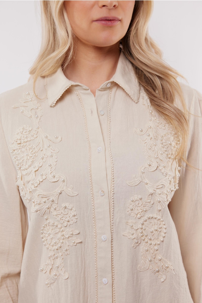 LINSEY BLOUSE 25NXJ04 012 ECRU